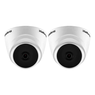 Kit 2 Câmeras Intelbras VHD 1220 D G7 Dome Full HD com Visão Noturna de 20m Multi HD