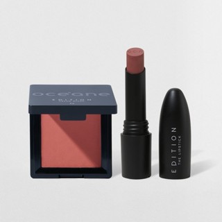 Kit Batom Nude + Blush Cremoso Océane Edition (2 Produtos)