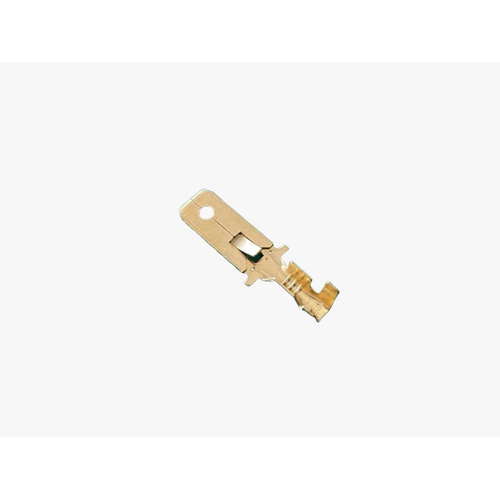 30x Terminal Faston Macho 6,3mm Dj611 Sem Isolação