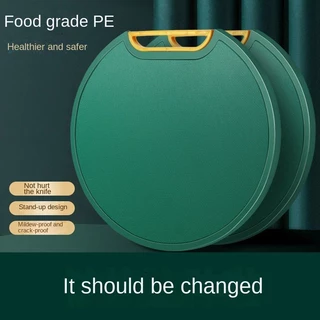 Tábua De Corte Antibacteriana À Prova De Mofo 35cm Com Suporte Em Pé Para Cozinha
