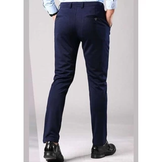 Calça Social Azul Marinho Masculina