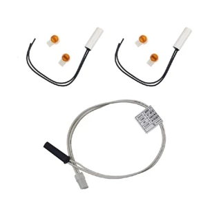 2 Sensor 2,7k + 1 Fusível Térmico Compatível Geladeira Brastemp Consul