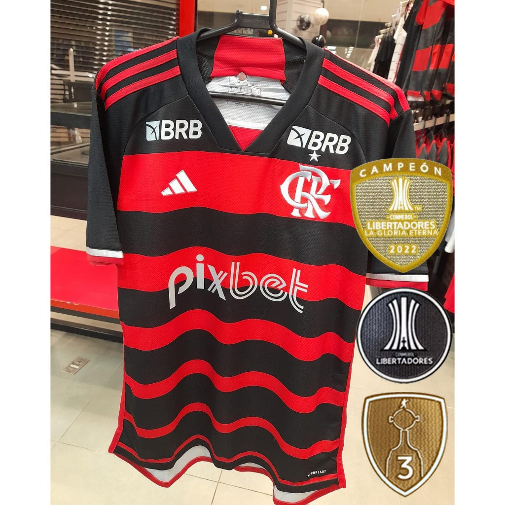 FLMG Novo 2024/2025 Flamengo Casa Camisa de Futebol Tailandês Camisa Masculina 1:1 Versão Fan Pré-venda