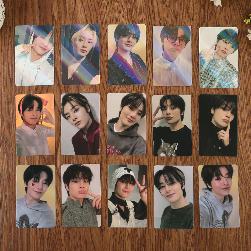 8-15pcs/set Stray Kids ROCK STAR Cartões Fotográficos Lomo Felix