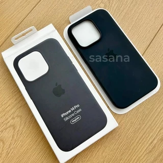 (Oficial 1 : 1) Silicone Líquido MagSafe Preto Para iphone 16/15/14/13/12/Pro Max/plus/mini Capa De Telefone De Alta Qua