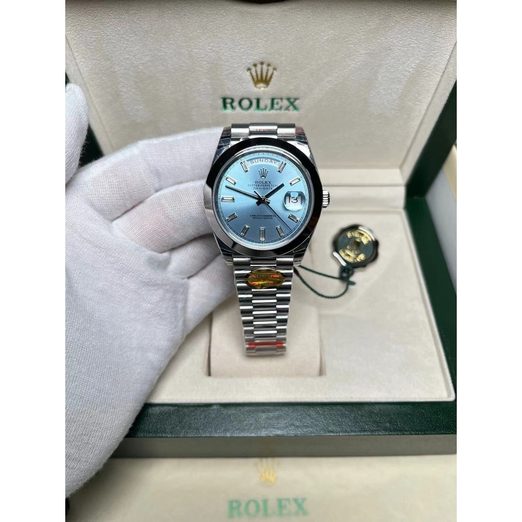 【 N Fábrica Swiss Quality 】 Rolex Série Day-Date Relógio Mecânico Automático De Qualidade Tamanho 40mm Movimento Suíço 904L Aço 228206