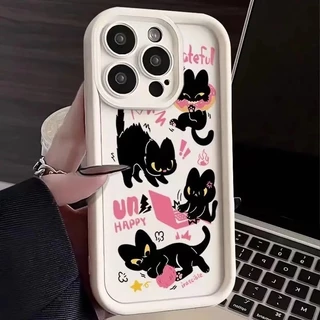 Capa De Telefone Para Xiaomi POCO X6 Pro Mi 13T 14 13 12 Lite 12T 11 5G NE X5 F5 X3 M6 5G Gatinho Fofo Silicone Macia À Prova De Choque