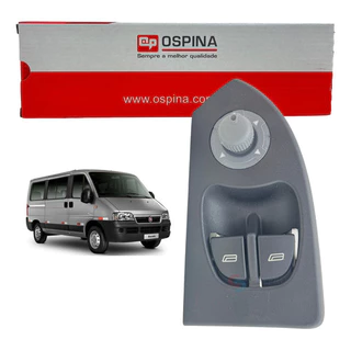 Interruptor Vidro Elétrico / Espelho Retrovisor Fiat Ducato / Peugeot Boxer / Citroen Jumper - 2006 a 2017 - Lado Esquer em Oferta na Shopee