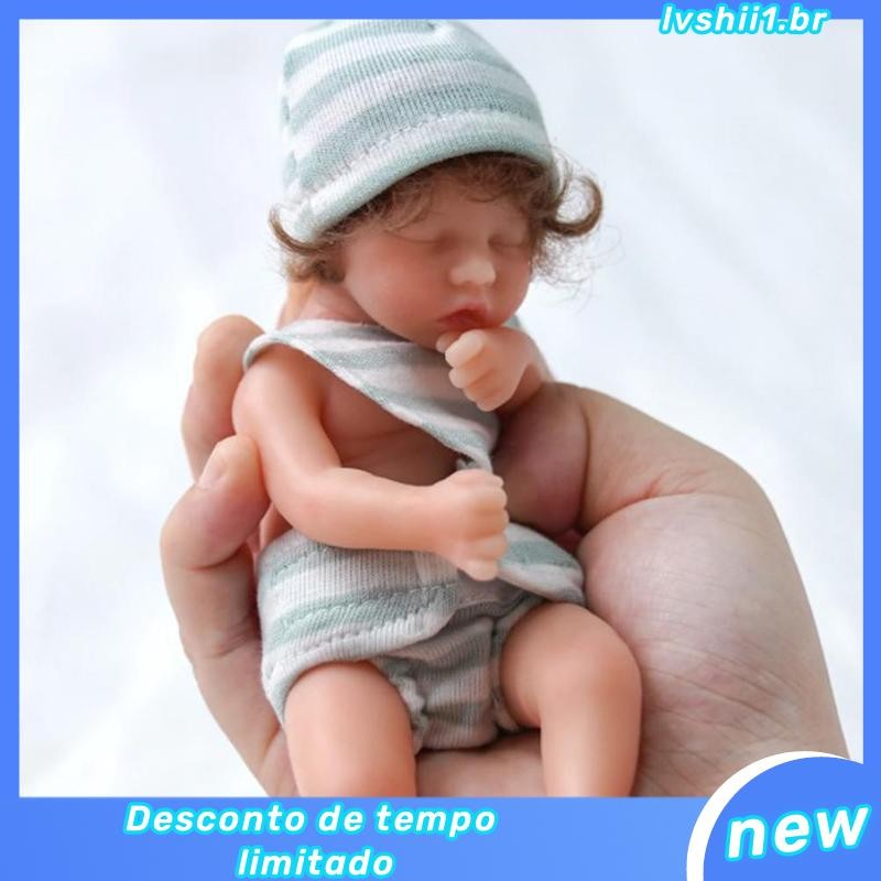 Bebê Reborn Corpo de Silicone Realista Barata
