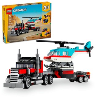 LEGO® Creator Caminhão Plataforma com Helicóptero; Brinquedo 31146