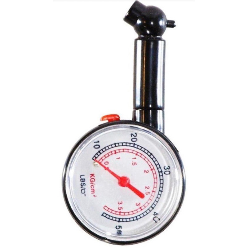 Calibrador / Medidor De Pressao Para Pneus / Inflaveis 10cm