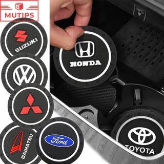 2Pcs/Set Tapete Porta-Copos Para De Água Carros Almofada Antiderrapante