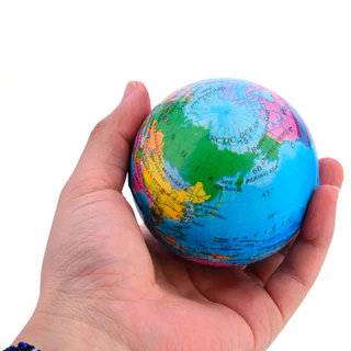 Bola Macia Fisioterapia Globo Terrestre