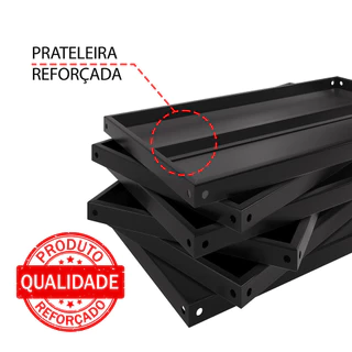 Bandeja Para Prateleira Estante De Aço Reforçada 60cm