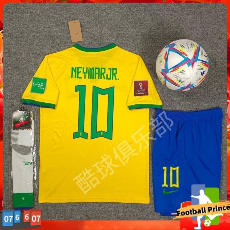 2022 Copa do Mundo em casa do Brasil camisa 10 camisa de fãs do uniforme de futebol de Neymar compra uniforme de equipe