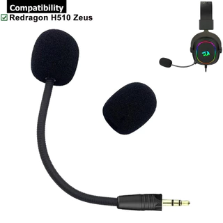 Fones De Ouvido Para Jogos Com Microfone Auxiliares De 3,5 Mm De Substituição Destacáveis Cancelamento Do Ruído Redragon H510 Zeus Wired Gaming Headsets