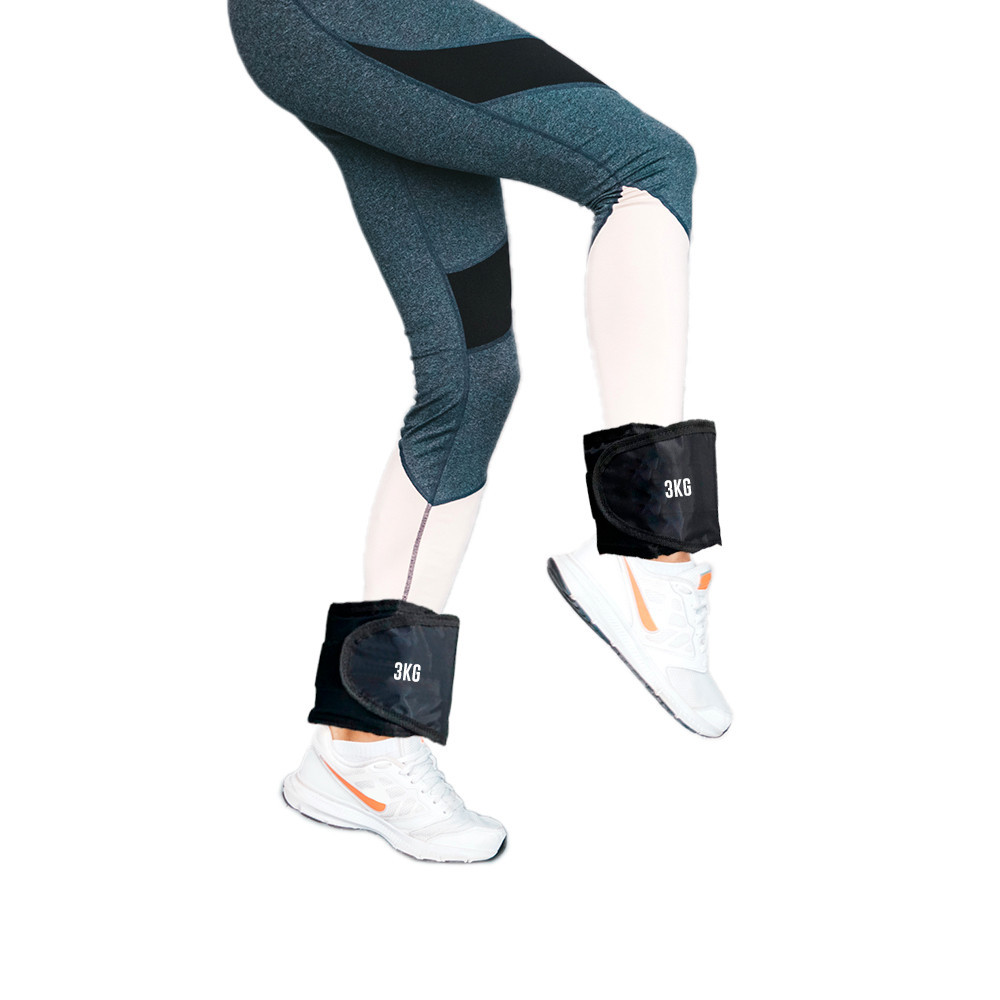 Pesinho Peso 3kg de Perna Caneleira Para Fortalecimento Perna Flexora Abdutora Extensora Panturrilha