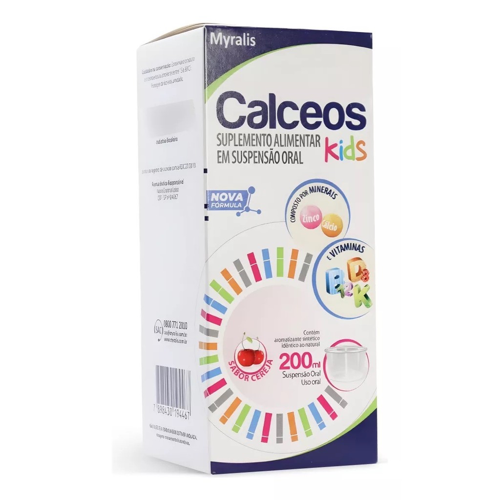 CALCEOS KIDS SOLUCAO 200ML | Shopee Brasil
