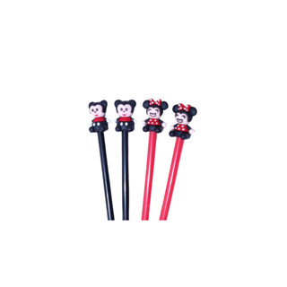 Caneta Minnie e Mickey 24 peças dois modelos Atacado