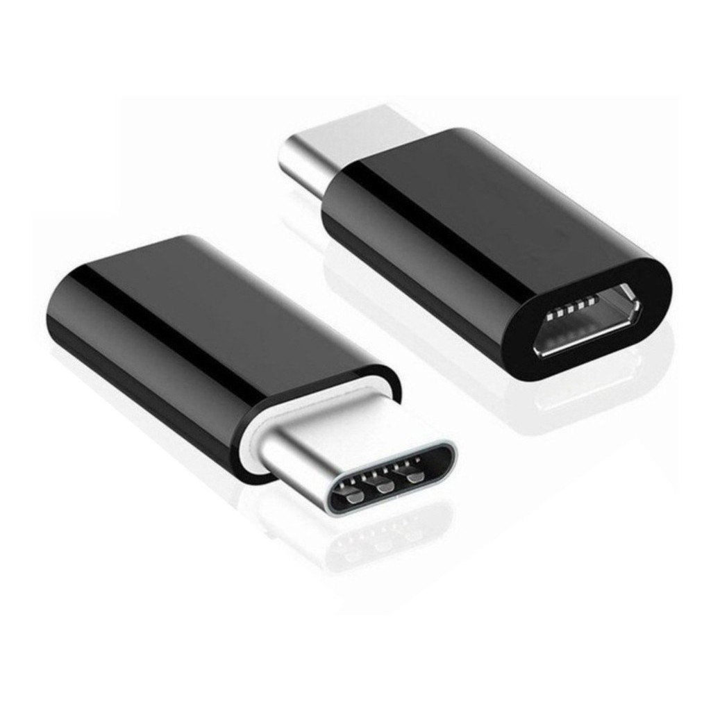 Adaptador Micro Usb V8 Femea X Usb Tipo C Macho Para Samsung