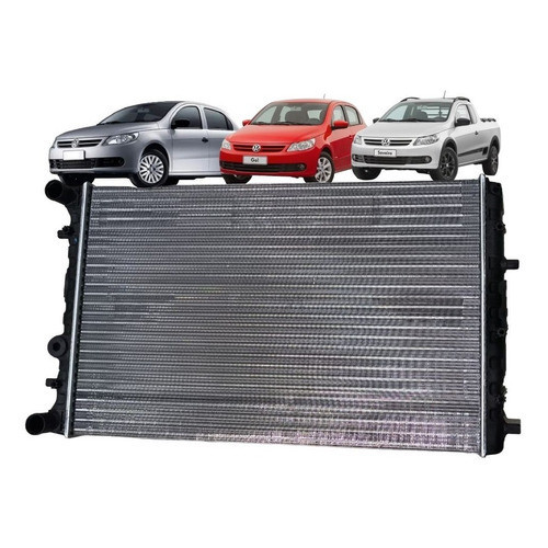 Radiador Gol Fox Space Fox Cross Fox Voyage Polo G5 G6 G7 1.0 1.6 Cambio Manual