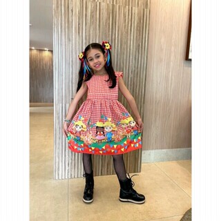 Roupa junina best sale feminina infantil