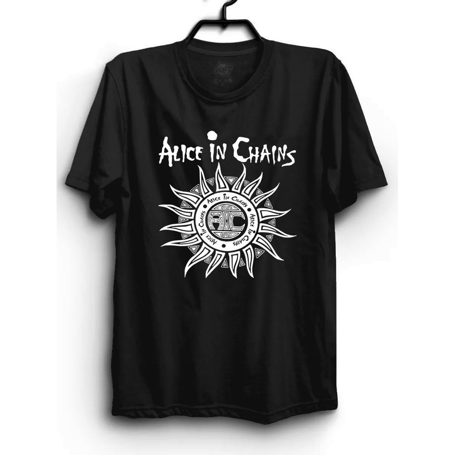 Alice In Chains Rooster Camiseta Grunge Para Adultos, Negro