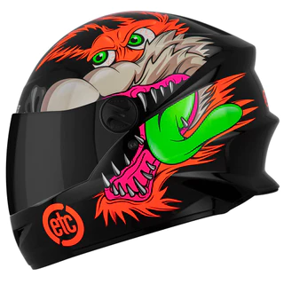 Capacete Moto Fechado Pro Tork New Liberty Four Coyote Viseira Fumê Feminino Masculino Preto 56 58 60