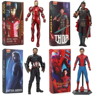 30cm Marvel 1/6 Homem De Ferro Mk46 Scarlet-Aranha Os Vingadores Anime Figuras Pvc Modelo Ornamentos Ação Figura Colecionável Brinquedos Festival Presentes