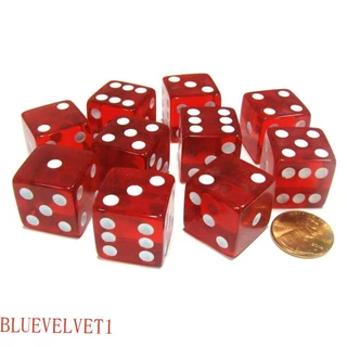 BLUEVELVET1 D6 Dados Diy Acessórios KTV Entertainment Durable Razor Edges Jogo De Brinquedos De Tabuleiro Quebra-Cabeça Square Point Dice