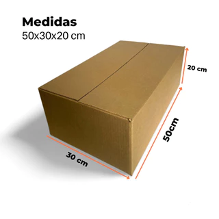 25 Caixas De Papelão Semi Nova Para Correios Sedex Mudanças 50x30x20 Cm