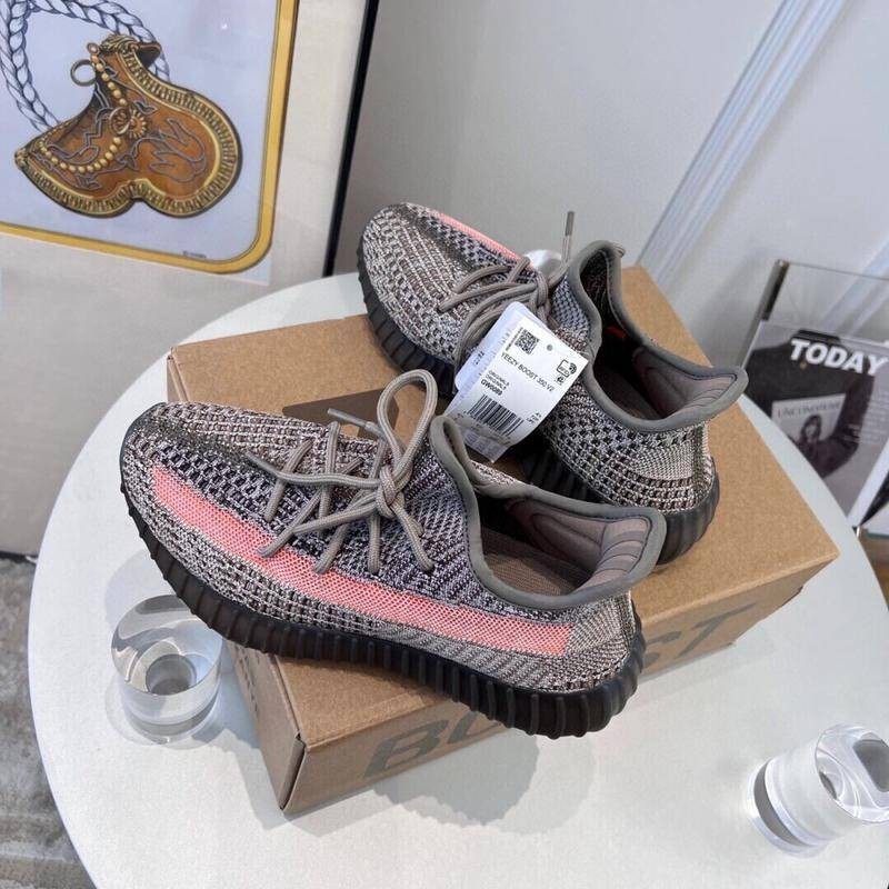 ad Yeezy Boost 350 V2 , Malha Respirável E Leve , Sapatos De Corte Baixo Para Homens Kanye West x Adidas " Onyx " (Sem Caixa De)