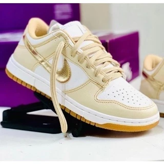 Tênis Sb Dunk Masculino e Feminino branco e dourado, Verniz/azul - Promoção