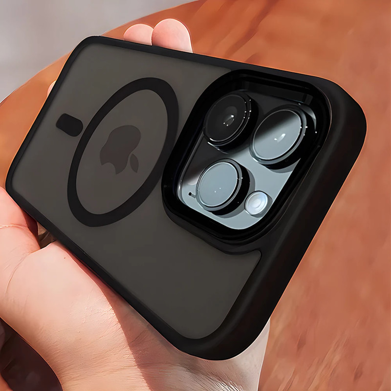 Capa Magnética Sem Fio De Luxo Transparente Para iPhone 15 14 13 12 11 Pro Max Plus À Prova De Choque