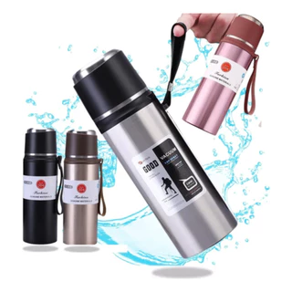 Garrafa Térmica Inox 800ml Squeeze Camping Vedação Água