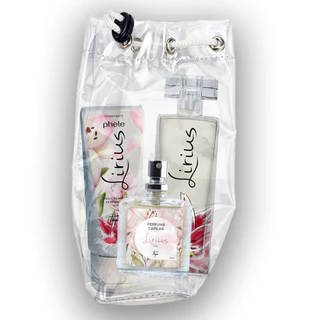Perfume 55ml + Meu Creminho + Perfume Capilar + Necessaire- Lirius By Thipos
