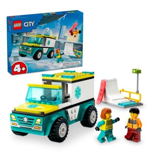 LEGO® City Ambulância de Emergência e Snowboarder 60403