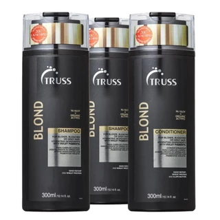 Truss Blond 2 Shampoos 300ml + 1 Condicionador 300ml