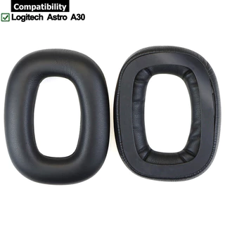 1 Par De Earpads Com Fivela Magnética Para Almofadas De Fone De Ouvido Logitech Astro A30 Sponge Earmuffs