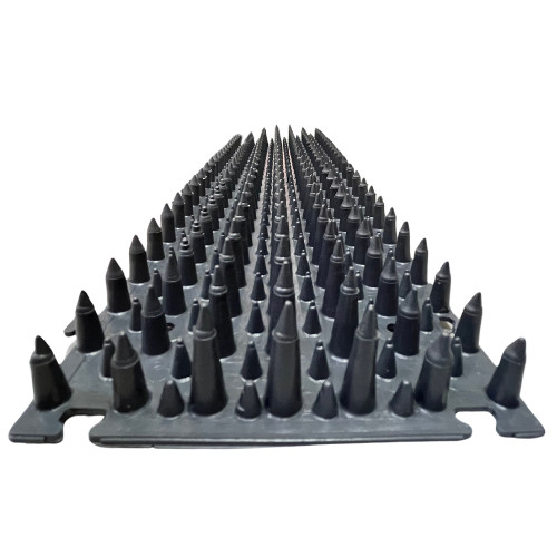 Repelente com espinhos de pombos gatos roedores 2pç cinza
