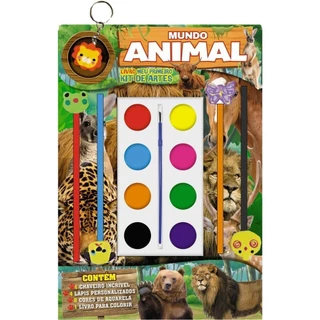 Mundo Animal Livro Meu Primeiro Kit de Artes