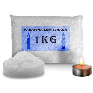 Parafina Lentilhada Granulada Parafina para Derreter 1Kg