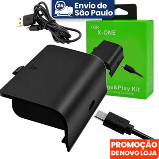 Carregador De Bateria Xbox One Cabo Recarregável P/Controle (De Substituição)