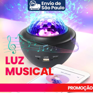 Globo De Luz Com Caixa De Som LED Giratória , Luzes Coloridas De Palco 360 Graus