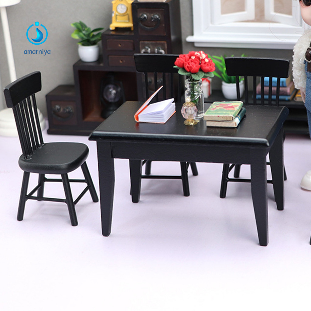 Dollhouse table and chairs new arrivals