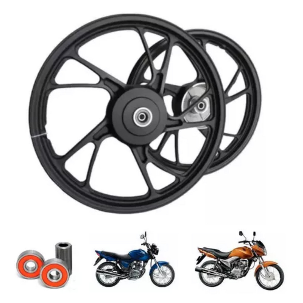 Rodas Liga Titan 150 04 A 13 Fan 150 09 A 13 Pé Galinha Ks | Shopee Brasil