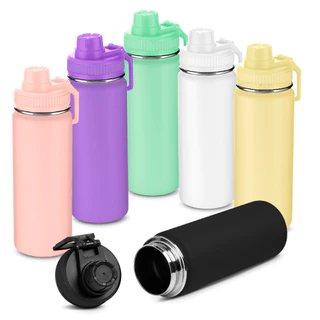 Garrafa com Alça e Bico 780ml em Aço Inox