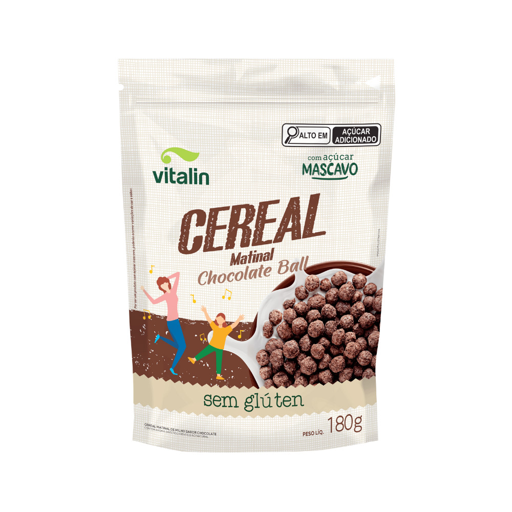 Cereal Matinal Chocolate Ball Vitalin 180 g | Shopee Brasil