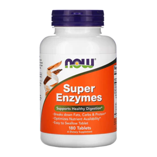 Super Enzimas Digestivas Now Foods 180 Tablets