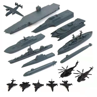[sfhwrwk] 17x Kits De Navio Modelo , Com Pequena Escala , Brinquedo Submarino , Conjunto Naval Para Crianças